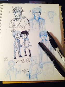 No I don’t draw them or other BBC Merlin characters nearly