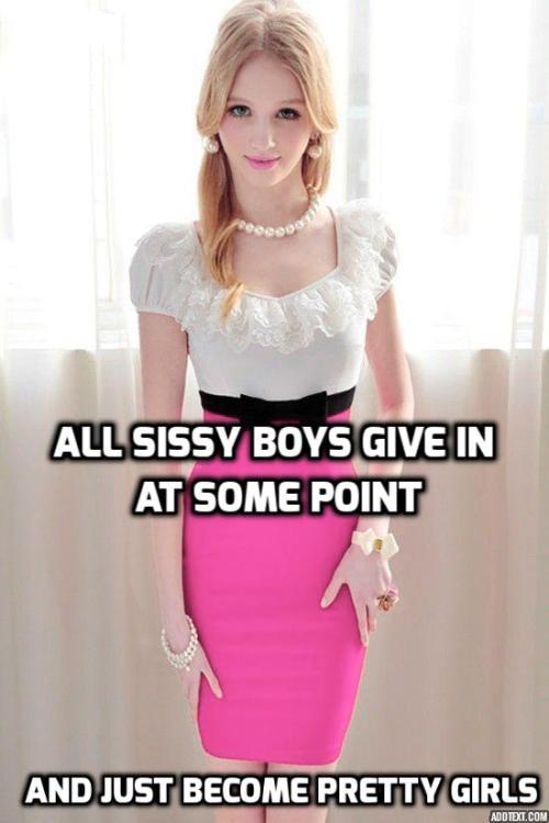 thesissyrevolution:  ❤️ Throw away your masculinity, sissy!