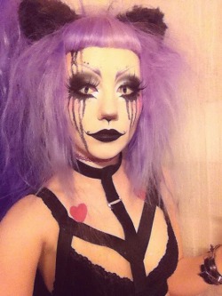 mashyumaro:  Two pictures of my look for the Nocturnal Halloween
