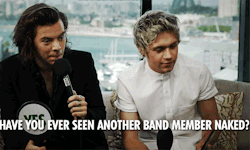 hsoneandonly-blog:  +  I wonder why Niall looked at Harry’s