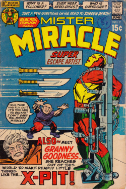 Mister Miracle No. 2 (DC Comics, 1971). Cover art by Jack Kirby.From