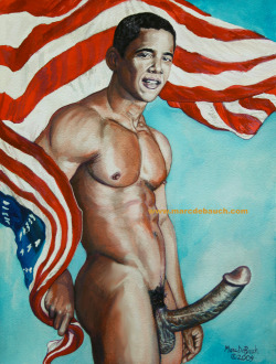 gay-erotic-art:  eroswolf:  It’s President’s Day!  "BARACK’S