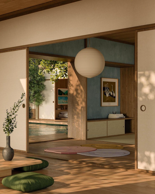 d-vsl:Japanese-Inspired Home Interior