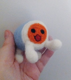   Needle felted Don-Chan from Taiko no Tatsujin/太鼓の達人