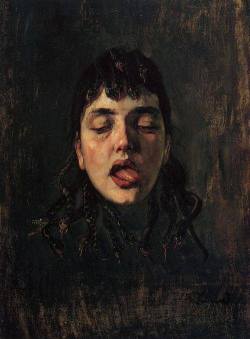 colin-vian:  Wilhelm Trubner, 1851-1917The Gorgona, 1891, oil