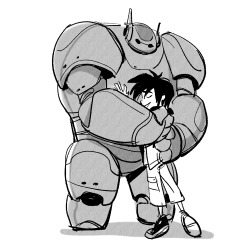 cosmoanimato:  some Baymax action sketch