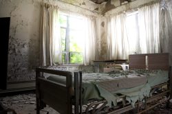Bed in an abandoned rural hospital Source: sartivist (reddit)