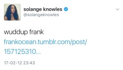 grindyloow:  gretagerwigcantpaytherent: Solange tweeted the link