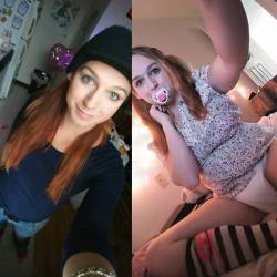 candimcbride:  Today went from this to this real quick #abdl