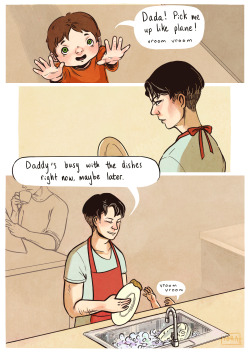 eyorae:  Stupid domestic Eruri AUs give me strength. This was