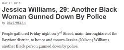 fightingmisogynoir:  4mysquad:  #JessicaWilliams  #SayHerName