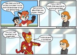 foxdadcomic:Iron Nyan. Pfffft xp