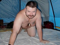 housebearsofatlanta:  Camping bear god and nudist : jake from