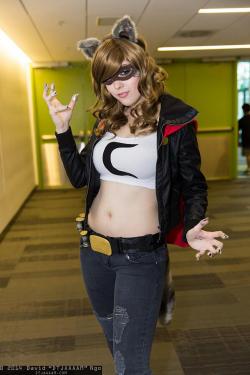 hunters-assemble-upon-gallifrey:  Monika Lee as The Coon from