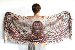 lesstalkmoreillustration: Angel Wings Scarves By Shovava On Etsy