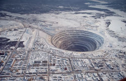 sloppy:  Mirny, Yakutia, Russia, March 1996  The source of the