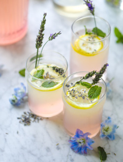 yummyinmytumbly:  lavender mint lemonade