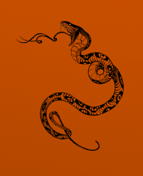 rusakko-art:  I always forget how fun it is to draw snakes! Note