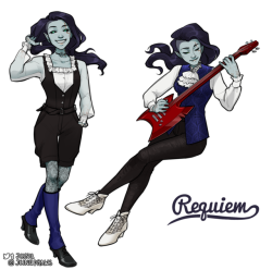 jeinu:  Requiem the fashionable vampire with her axe bass–