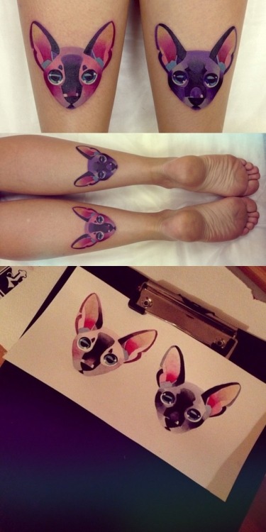 ladyskellington:  therealbarbielifts:  ink-its-art:  Watercolour Tattoos by Sasha Unisex  Omfg  WOAH 