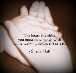 authorsheilahall:  The Heart is a Child by Sheila Hall  Photo:
