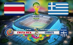 techntech:  Costa Rica vs Greece World Cup 2014 Round Of 16 Football Wallpaper