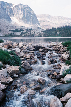 eyeleaves:    Laura Dempsey,  Lake Marie in Medicine Bow National