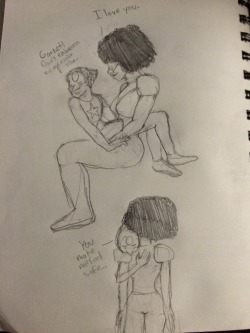 ptsd–peridot:  pearlnet doodles…the best otp 