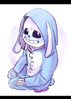 parknewna: Sans with bunny pajamas!