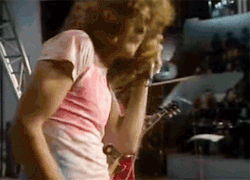 robplantsdick:  Headbanging baby Robert Plant, live performance