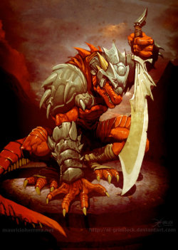 dragons-of-lore:  Dragon Warrior by el-grimlock 
