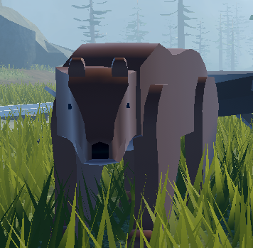 lowpolyanimals:    Bear from The Wild West  