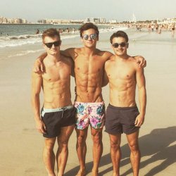 hotfamousmen:    Jack Laugher, Tom Daley and Daniel Goodfellow