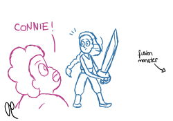 nonbinary-rileyblue:  why stop at battle-Stevonnie when you can