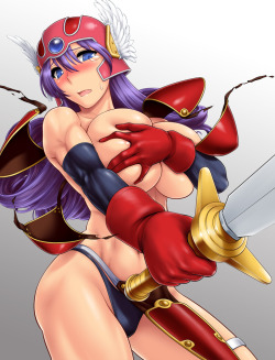 rule34andstuff:  Rule 34 Babe of the Week:  Solider(Dragon Quest
