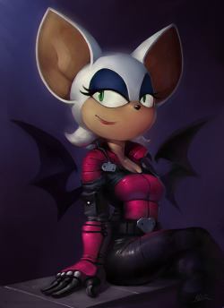 bookofrat: Rouge the bat Didn’t think I’d get to finish,