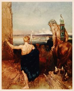 The Argonauts. How the Centaur trained the heros on Pelion. 1912.