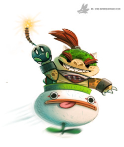 cryptid-creations:  Daily Painting #916 - Bowser Jr. by Cryptid-Creations