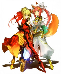 shockwaver99:  Fate EXTRA material WADARCO illustrations