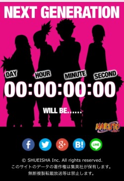 ramenuzumaki:  The countdown is over. Apparently Boruto Manga