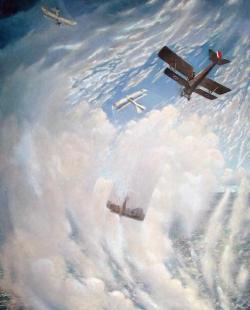 artmastered:  Christopher Nevinson, War in the Air, 1918 