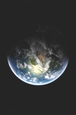 non4brunes:  wavemotions:  Planet Earth  Reminds me of Hadouken.