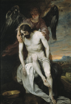 Alonso Cano - El Cristo Muerto Sostenido por un Angel (The Dead