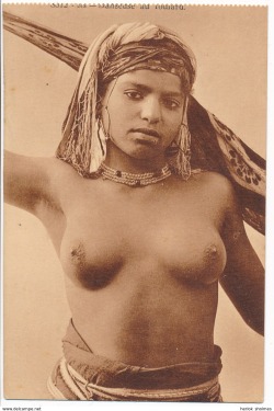 Algerian woman, via Delcampe.   