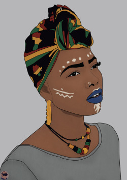 fyblackwomenart:  African Culture by Bocar SY