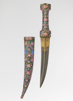 art-of-swords:  Khanjar Dagger with Scabbard Dated: late 17th–18th