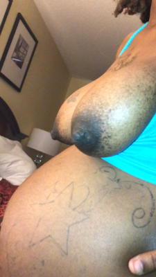 blackamigo86:  Pregnant tittys are definitely better