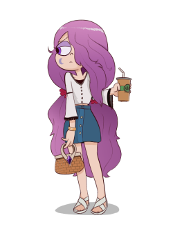 Celena in casual outfit.