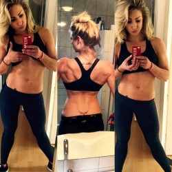 fitgymbabe:  From Instagram: fannetiek - Check out more of her