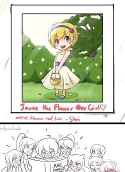 #112 - Jaune’s Childhood 2The Arc Sisters needed a flower girl